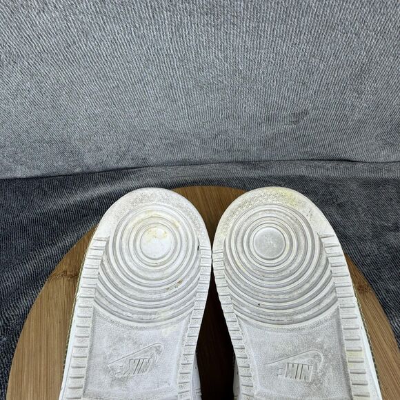 Nike Shoes Womens Size 8.5 White Court Vision Low Iridescent Swoosh CW5596-100 - Picture 8 of 10